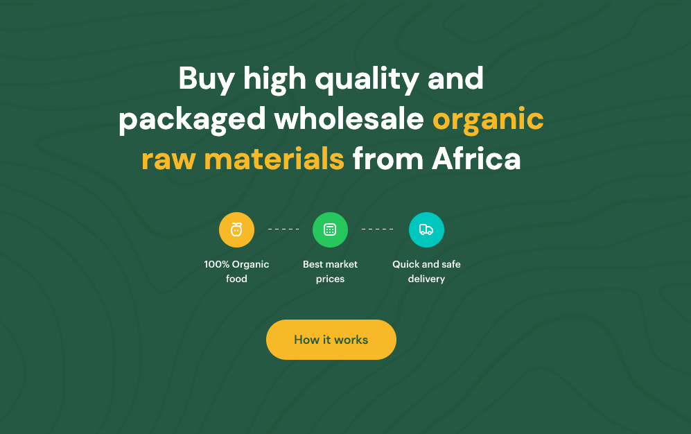 High quality raw materials from Africa Trading with Africa